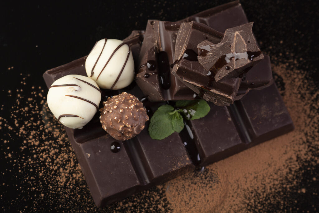7 Best Foods That Boost Mood Naturally 2 dark chocolate truffles close up