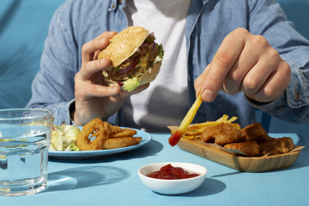 Is Skipping Dinner Good for Weight Loss? 7 close up delicious fast food meal
