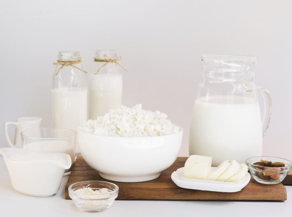 7 Proven Ways to Improve Gut Health Naturally for Better Digestion 5 milk cottage cheese dairy products 1